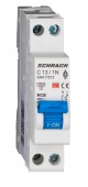 Intreruptor automat AMPARO, 4,5kA, C13A, 1P+N, 1modul