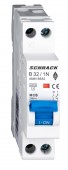 Intreruptor automat modular AMPARO, 6kA, B 32A, 1P+N, 1UH