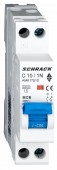 Intreruptor automat modular, AMPARO 6kA, C 10A, 1P+N, 1UH