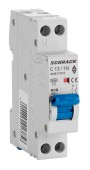 Intreruptor automat modular, AMPARO 6kA, C 13A, 1P+N, 1UH