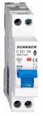 Intreruptor automat modular, AMPARO 6kA, C 20A, 1P+N, 1UH