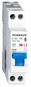 Intreruptor automat modular, AMPARO 6kA, C 40A, 1P+N, 1UH