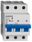 Intreruptor automat modular (MCB) AMPARO 10kA, D 13A, 3 poli