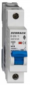 Intreruptor automat modular (MCB) AMPARO 10kA, D 25A, 1 pol