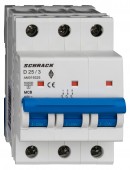 Intreruptor automat modular (MCB) AMPARO 10kA, D 25A, 3 poli