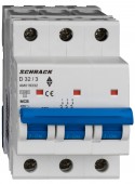 Intreruptor automat modular (MCB) AMPARO 10kA, D 32A, 3 poli