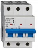 Intreruptor automat modular (MCB) AMPARO 10kA, D 4A, 3 poli