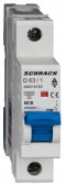 Intreruptor automat modular (MCB) AMPARO 10kA, D 63A, 1 pol