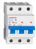 Intreruptor automat modular (MCB) AMPARO 6kA, B 10A, 3-poli