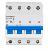 Intreruptor automat modular (MCB) AMPARO 6kA, B 10A, 3P+N