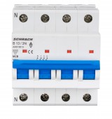 Intreruptor automat modular (MCB) AMPARO 6kA, B 13A, 3P+N
