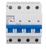 Intreruptor automat modular (MCB) AMPARO 6kA, B 16A, 3P+N