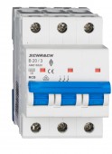 Intreruptor automat modular (MCB) AMPARO 6kA, B 20A, 3-poli