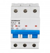 Intreruptor automat modular (MCB) AMPARO 6kA, B 32A, 3-poli