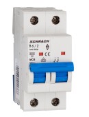 Intreruptor automat modular (MCB) AMPARO 6kA, B 6A, 2-poli