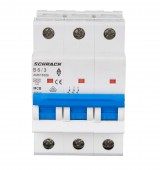Intreruptor automat modular (MCB) AMPARO 6kA, B 6A, 3-poli