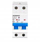 Intreruptor automat modular (MCB) AMPARO 6kA, C 10A, 2-poli