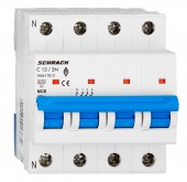 Intreruptor automat modular (MCB) AMPARO 6kA, C 13A, 3P+N