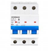 Intreruptor automat modular (MCB) AMPARO 6kA, C 25A, 3-poli