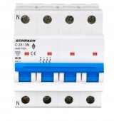 Intreruptor automat modular (MCB) AMPARO 6kA, C 25A, 3P+N