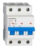 Intreruptor automat modular (MCB) AMPARO 6kA, C 50A, 3-poli