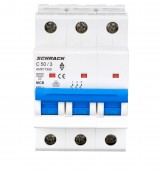 Intreruptor automat modular (MCB) AMPARO 6kA, C 50A, 3-poli