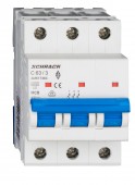Intreruptor automat modular (MCB) AMPARO 6kA, C 63A, 3-poli