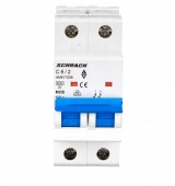 Intreruptor automat modular (MCB) AMPARO 6kA, C 6A, 2-poli
