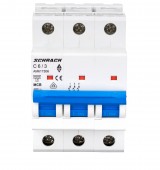 Intreruptor automat modular (MCB) AMPARO 6kA, C 6A, 3-poli