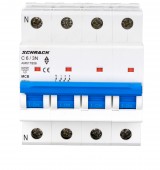 Intreruptor automat modular (MCB) AMPARO 6kA, C 6A, 3P+N