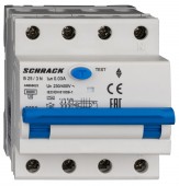 Intreruptor automat+dif. 3+N, AMPARO 6kA, B 25A, 300mA,tip A