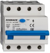 Intreruptor automat+dif. 3+N, AMPARO 6kA, C 20A, 30mA,tip A
