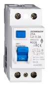 Intreruptor diferential AMPARO (10kA), 25A, 2-poli, 300mA