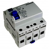 Intreruptor diferential AMPARO (10kA), 25A, 4-poli, 100mA