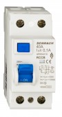 Intreruptor diferential AMPARO (10kA), 40A, 2-poli, 100mA