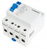 Intreruptor diferential AMPARO (10kA), 63A, 4-poli, 100mA