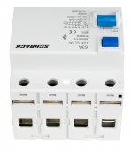 Intreruptor diferential AMPARO (10kA), 63A, 4-poli, 100mA