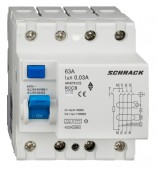 Intreruptor diferential AMPARO 10kA, 63A, 4p , 30mA, tip B