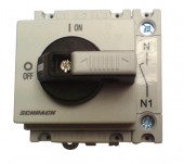 Intreruptor principal modular 20A negru 4p