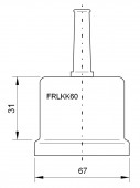 Iso-Cap for LKT with Ø 60mm (loose)