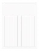 Labeling strips PVC 15x107.5mm, white