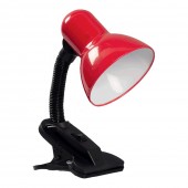 Lampa Birou Clip Rosu 1xE27 60W