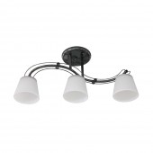 Lustra Aria Crom+Alb 3xE27 60W