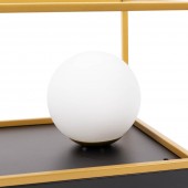 Lustra Luma 2XE27 IP20, negru+auriu, Erste