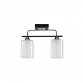 Lustra Niege Crom+Negru+Alb 2xE27 60W