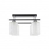 Lustra Niege Crom+Negru+Alb 4xE27 60W