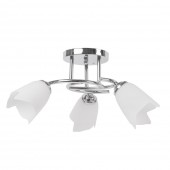 Lustra Silvia Crom+Alb 3xE27 60W