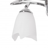 Lustra Tania Crom+Alb 2xE27 60W