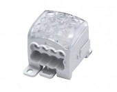 Main branch terminal, 1-pole, 270A, 1x95 + 2x35 + 8x25mm²