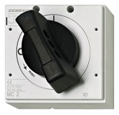 Maneta rotativa directa pt. MC2, blocabila, negru/gri